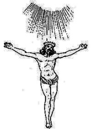 Jesús. 3000 años antes de Cristo Crucifixion-en-el-espacio-representacion-de-la-mitologia-hindu